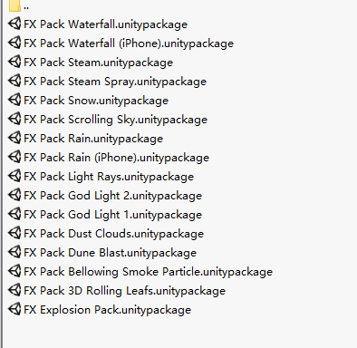 Unity 3D Effects Pack 特效综合包